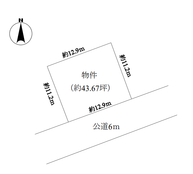 篠木町7区画図